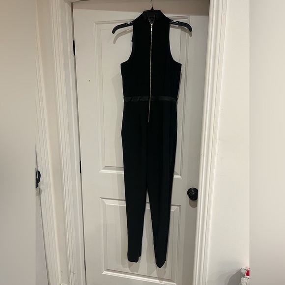 XOXO Satin Jumpsuit - Picture 2 of 3